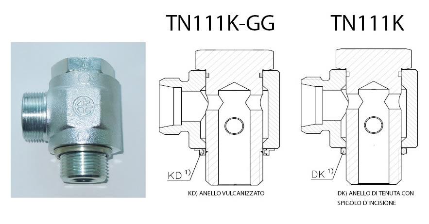 Rastelli Raccordi TN111 innovativo trattamento anti corrosione senza Nichel